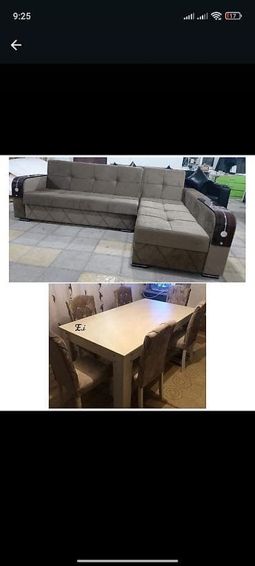 Yeni, Künc divan, Qonaq otağı üçün, Açılmayan