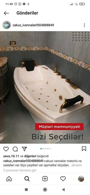 Duş başlıqları: Yeni Cakuzi vanna Motorlu, Plastik, Ödənişli çatdırılma — 20