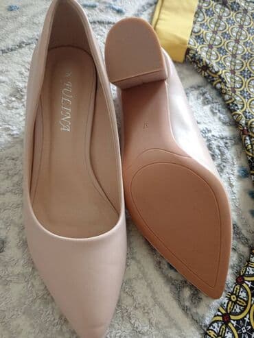 qadin pencekleri: Tuflilər, Ölçü: 37, rəng - Bej, İşlənmiş — 2