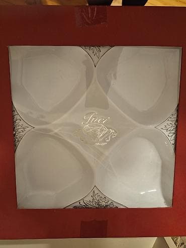 İnci Decorated Turkey Design porselen qəlyanaltı/bölgü boşqabı - lalafo.az -da İnci Decorated Turkey Design porselen qəlyanaltı/bölgü boşqabı -