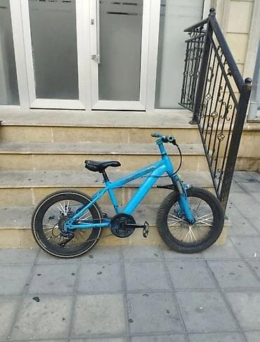 Uşaq velosipedi – 20 düym - Rəng: mavi - Təkərlər: 20" ölçülü, enli at lalafo.az Uşaq velosipedi – 20 düym - Rəng: mavi - Təkərlər: 20" ölçülü, enli