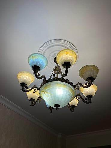 dam: Çılçıraq, 9 lampa, Metal — 1