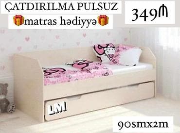 İki nəfərlik çarpayılar - Ölçü: 90 sm x 2 m - Qiymət: 349 ₼ - 2 at lalafo.az İki nəfərlik çarpayılar - Ölçü: 90 sm x 2 m - Qiymət: 349 ₼ - 2