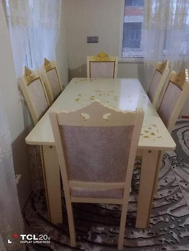İşlənmiş, 6 stul