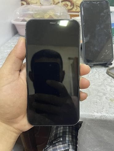 apple imac: IPhone 11, 64 GB, Qara, Face ID — 6