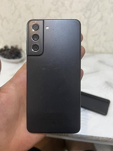 samsung netbook: Samsung Galaxy S21 FE, 128 GB, rəng - Qara, Barmaq izi — 4