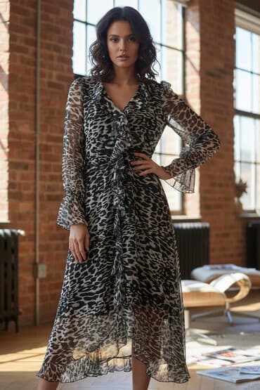 Пиджаки: - Model: V-yaxa, ön hissədə büzgülü/volan detallı - Material — 1