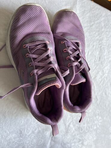 детские ажурные кеды для девочки: Кроссовки, Для девочек, 36, Skechers — 4