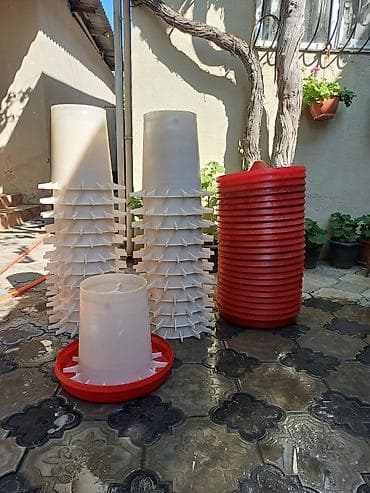 su samuru: Quşçuluq üçün plastik suvarma qabları və yem qabları (avtomatik tip) — 4