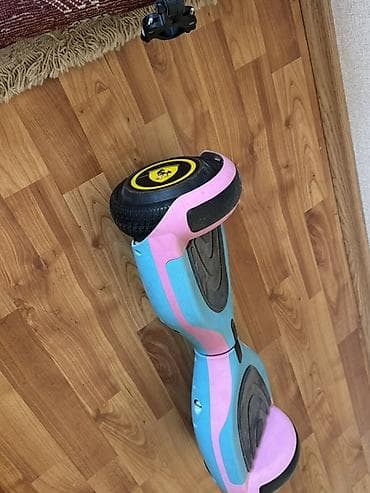 Uşaqlar üçün elektrikli hoverboard (segvey) - Rəng: mavi-çəhrayı — 2