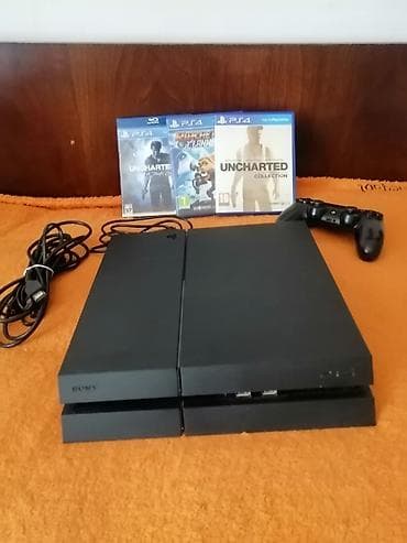 ps3 ps4: Sony PlayStation 4 (PS4) oyun konsolu komplekti Paket tərkibi: - PS4 — 3