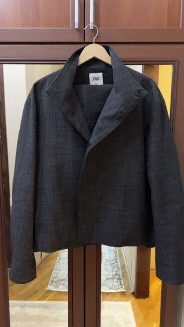 Köynəklər: Zara kişi kostyum dəsti - Model: qısa kəsimli jaket + şalvar - Rəng — 1