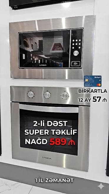 mikrodalgali: Mikrodalğalı soba Lanova, Quraşdırılan, Mikrodalğalar ilə, rəng - Gümüşü — 1