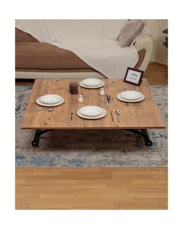 elektrostatik: Qonaq masası, Yeni, Transformer, Laminat, Dördbucaq masa — 4