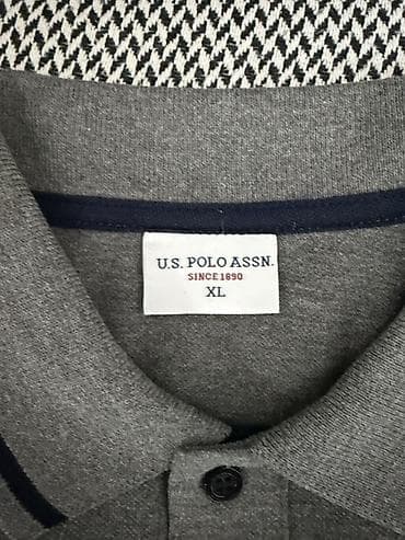 cins: Polo köynək, U.S. Polo Assn, XL, rəng - Boz — 3
