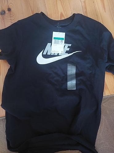 Футболки: Мужская футболка, Nike, XL, цвет - Черный — 2