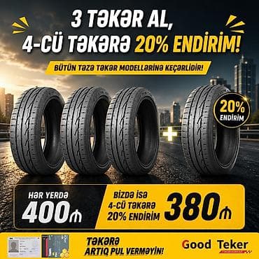 passat disk: Good Teker – yeni təkərlər üçün xüsusi kampaniya! - 3 təkər al, 4‑cü — 1