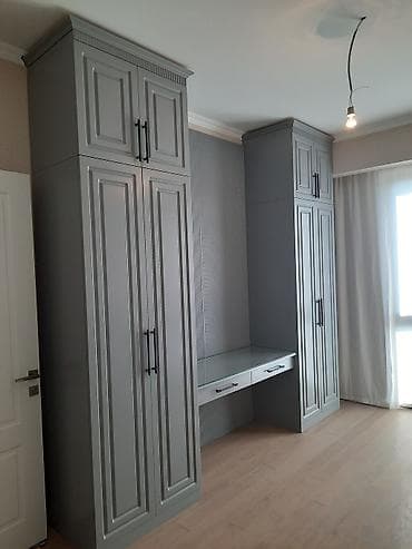 nej cen: Klassik üslubda qurulmuş modul mebel dəsti - Rəng: açıq boz (mat — 4