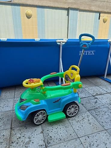deri plas: Uşaq üçün ayaqla idarə olunan minik maşını – “Magic Car” - Rənglər — 1