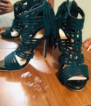 kisiler ucun gumus sepler: Ölçü: 36, rəng - Yaşıl, Yeni — 2