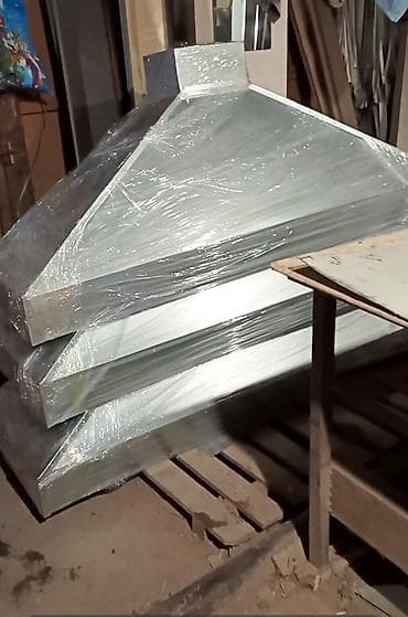 Sənaye tipli havalandırma başlıqları (qablaşdırılmış halda bir neçə