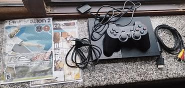 Sony PlayStation 2. Şəkillərdə gördüyünüz hər şey komplektə