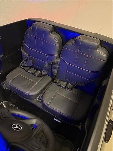 Детский мир: Uşaq üçün elektrikli minik avtomobili – premium dizayn - Korpus: qara — 4