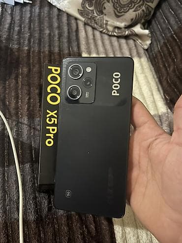 pocophone f3: Poco X5 Pro 5G, 256 GB, rəng - Qara, Barmaq izi — 5