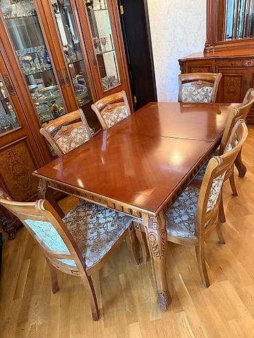 Masa 6 eded stul qorka kamod sokulu vezyetdedi qiymet hamisi birlikde
