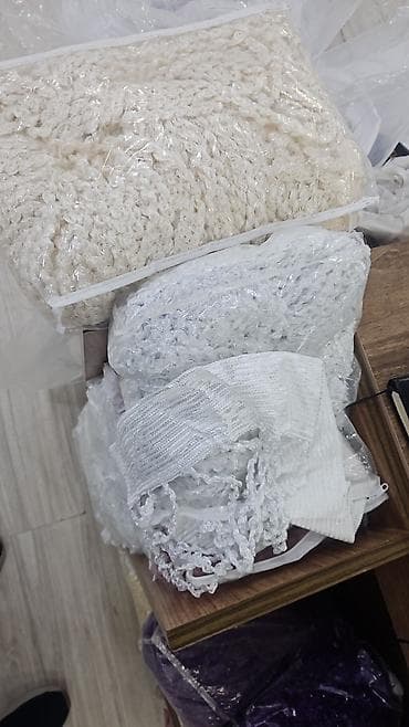 Şamdanlar: Dekorativ iplərdən pərdə – “ip pərdə/saçak pərdə” Eni - 3 metr — 5