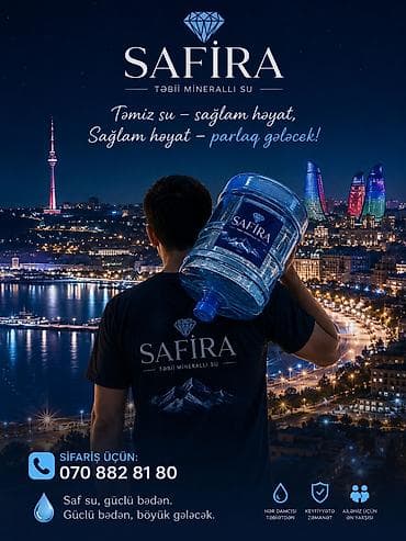 temiz bal: 💧 Safira Su 19 LT içməli su – 3.50 qəpik ✅ Təmiz və keyfiyyətli — 8