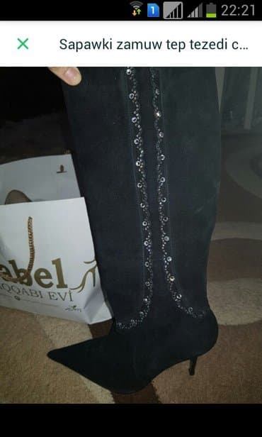 sapo: Zamsha sapoqi. Temteze. Bir defe 1-2saatlıq geyinilib. 35-36 — 1