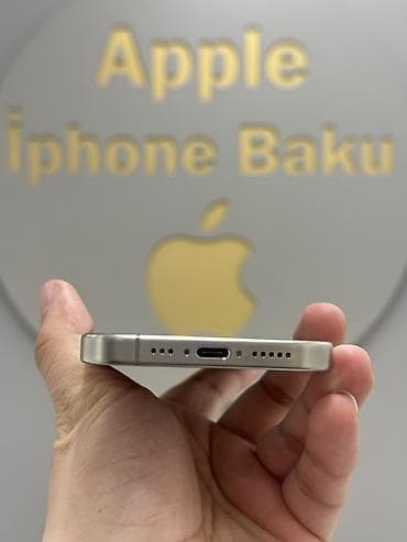 iphone 11 pro maxs: IPhone 15 Pro, 128 GB, Ağ, Zəmanət, Simsiz şarj, Face ID — 3
