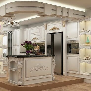 кухонная мебель на заказ в баку: Sifarişlə mətbəx dəsti, Özü çəkən petlələr, MDF, Kredit yoxdur, Pulsuz çatdırılma — 2