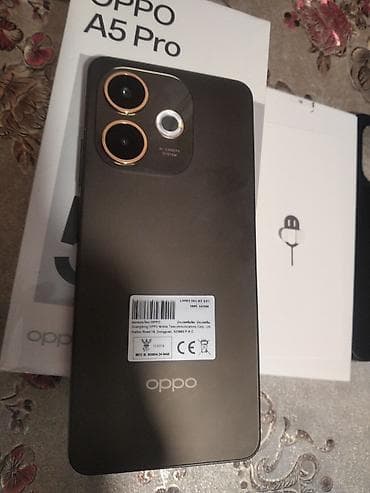 Oppo A5 Pro, 128 GB, rəng - Mavi, Barmaq izi, Sənədlərlə