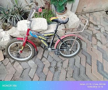 velosiped 16 liq: İki təkərli Uşaq velosipedi 16", sürətlərin sayı: 1 — 2