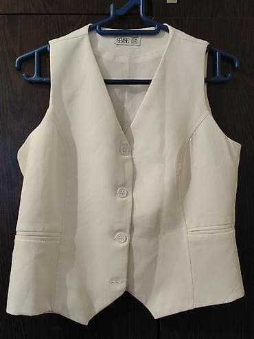 Jilet, M, rəng - Ağ