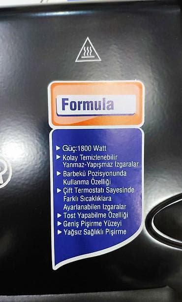 gril: Toster korkmaz formula Turk istehsali 1800 watt qranit yandirmayan — 6