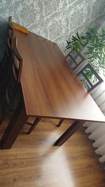 NurideMasa dəsti Satılır 180₼ 6 oturacaq Masa açılmır Üzərində xırda