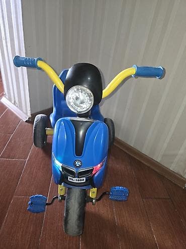 Oyuncaqlar: 80azn alinib uc defe sorulub.Uşaq üçtəkərli velosipedi – mavi/sarı — 3