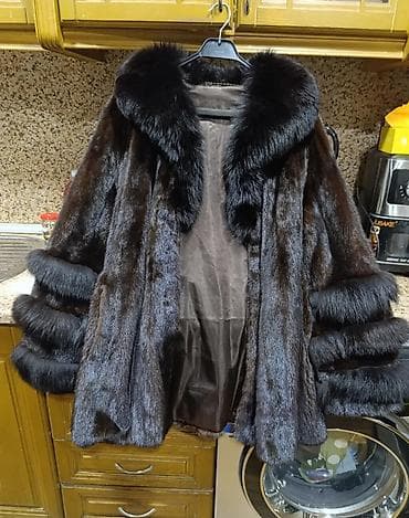 duz golu: Shuba norkadir,tünd shokolad rəngdir,vorotniki,gollarının manjeti — 7