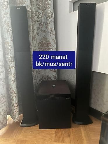 musiqi sentir: F&D ev kinoteatrı akustik sistemi - 2 ədəd hündür (floorstanding) — 1