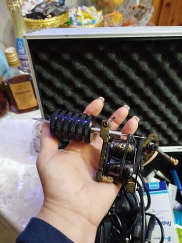 Peşəkar tattoo avadanlığı dəsti Kuşetka da üstündə verilir - Bobin