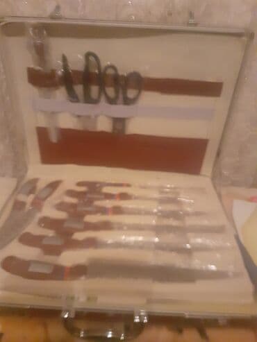 набор ножей zepter: Kilidli bıçaq dəsdi tam səliqəli şəkildə bütün avadanlıqlar var içində — 1