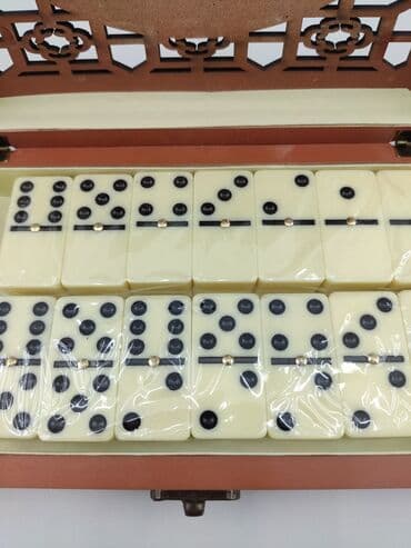 nerd daslari: Domino. Əsl hədiyyəlik domino. Daşları sümükdür. Metrolara və — 3