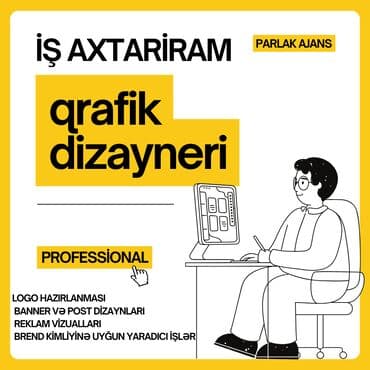 Qrafik dizaynerlər: Qrafik dizayner, 3-5 illik təcrübə, Dəyişən növbəli — 1