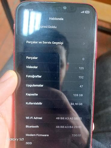 iphone 13 pro max kreditle: IPhone 11, 128 GB, Qırmızı — 2