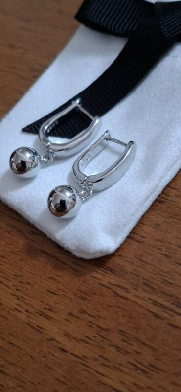 1 qram gümüşün qiyməti 2022: Sırğa — 6