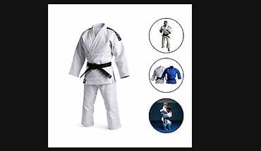 geyim dəsti: Cüdo üçün kimono – ağ rəng, 170 sm - Klassik judo gi komplekti: üst — 1