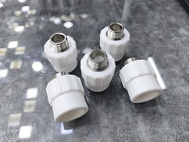 PPR – metal keçid muftası (plastik borudan metal boruya keçid) -